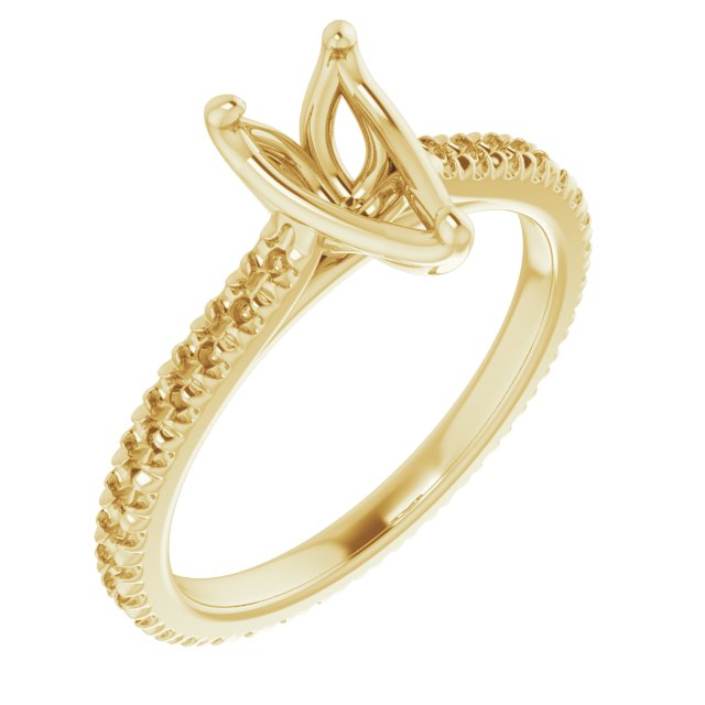 Accented Eternity-Style Engagement Ring
