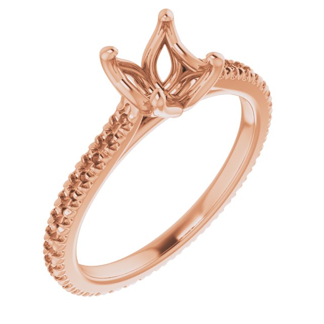 Accented Eternity-Style Engagement Ring