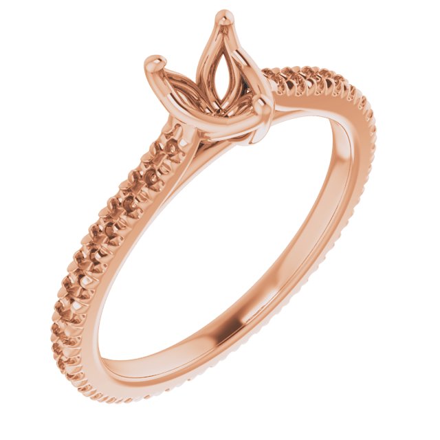 Accented Eternity-Style Engagement Ring
