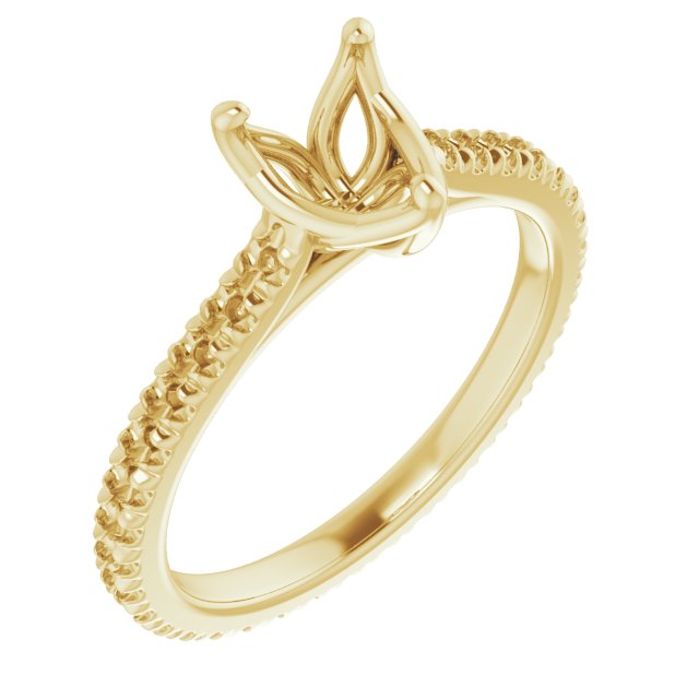 Accented Eternity-Style Engagement Ring
