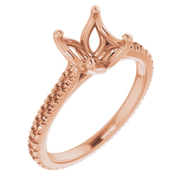Accented Eternity-Style Engagement Ring