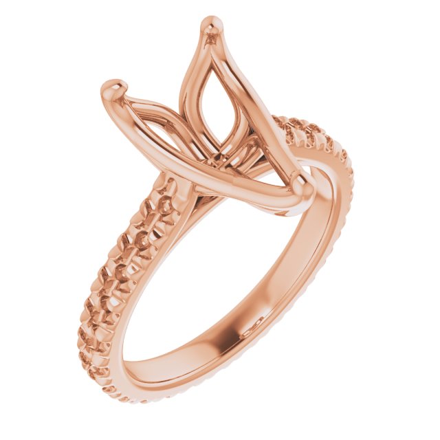 Accented Eternity-Style Engagement Ring