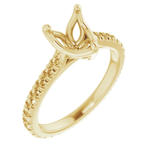 Accented Eternity-Style Engagement Ring