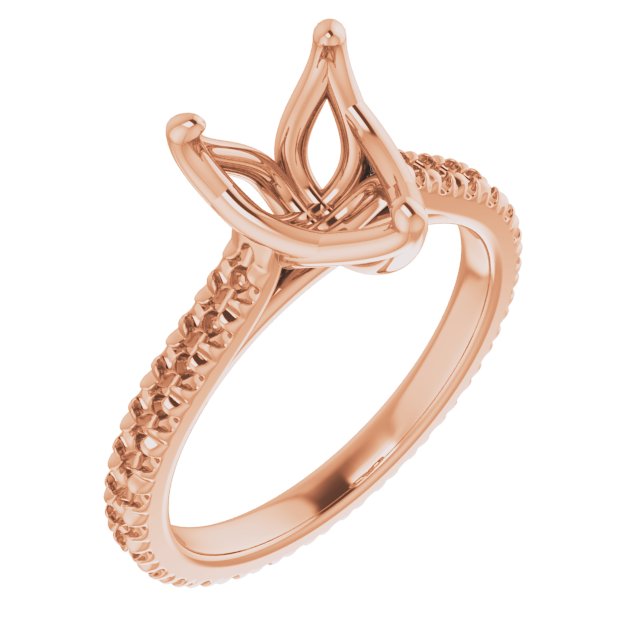 Accented Eternity-Style Engagement Ring