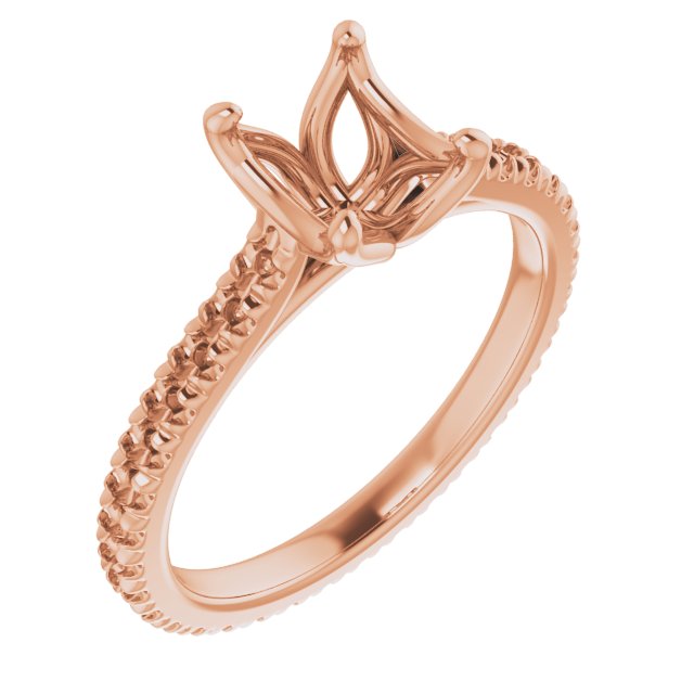 Accented Eternity-Style Engagement Ring