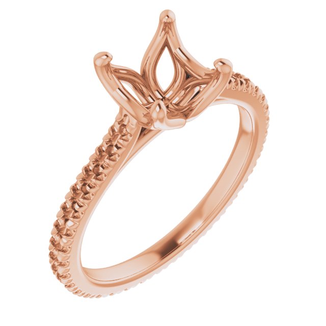Accented Eternity-Style Engagement Ring