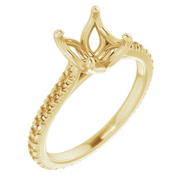 Accented Eternity-Style Engagement Ring
