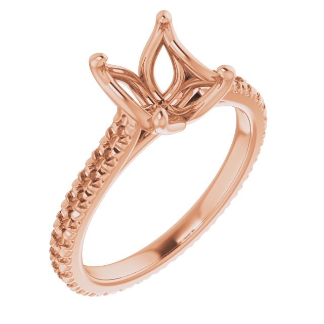 Accented Eternity-Style Engagement Ring