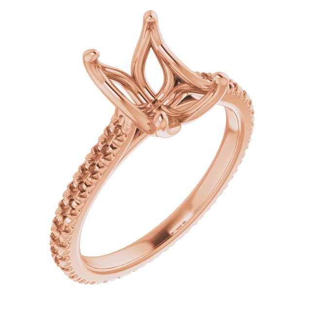 Accented Eternity-Style Engagement Ring