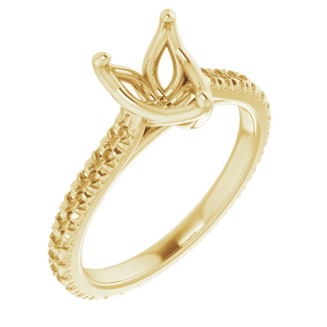 Accented Eternity-Style Engagement Ring