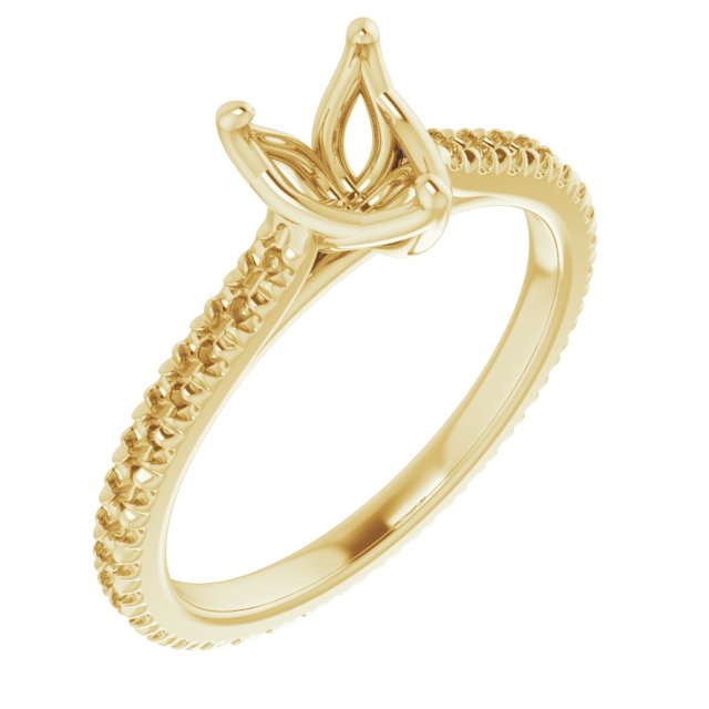 Accented Eternity-Style Engagement Ring