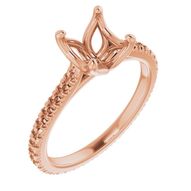 Accented Eternity-Style Engagement Ring