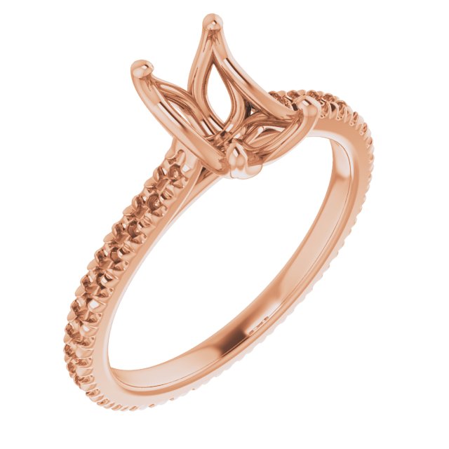 Accented Eternity-Style Engagement Ring