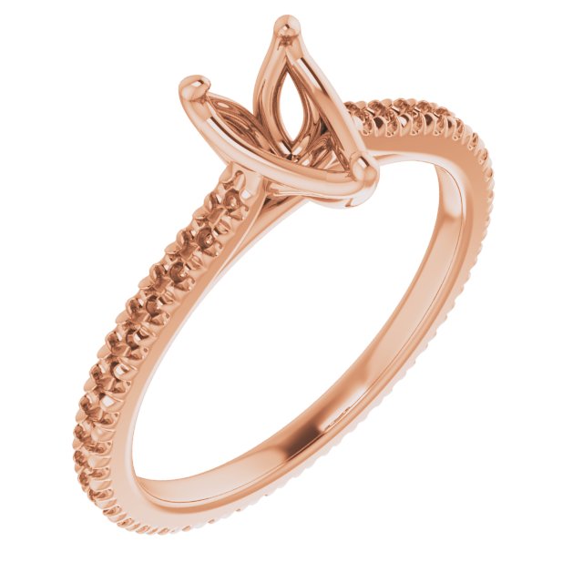 Accented Eternity-Style Engagement Ring