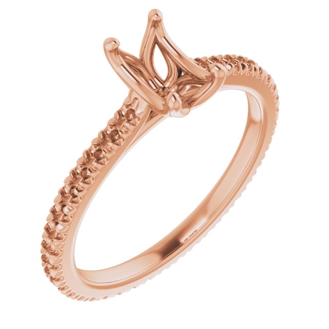 Accented Eternity-Style Engagement Ring