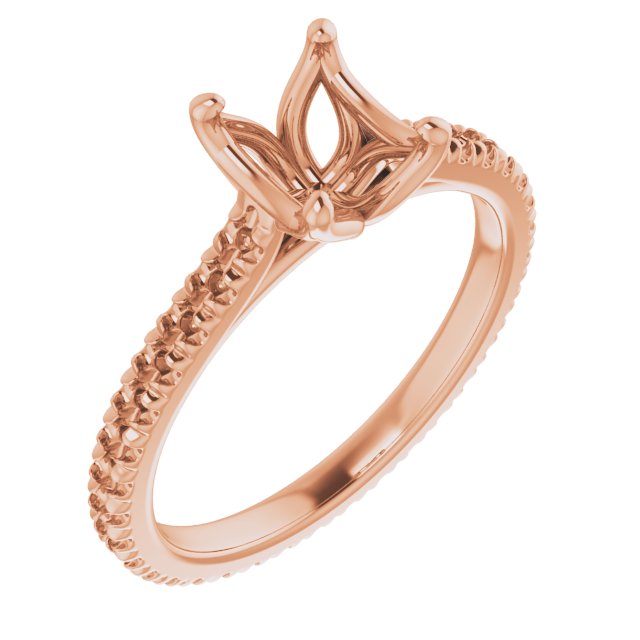 Accented Eternity-Style Engagement Ring