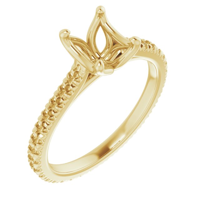 Accented Eternity-Style Engagement Ring