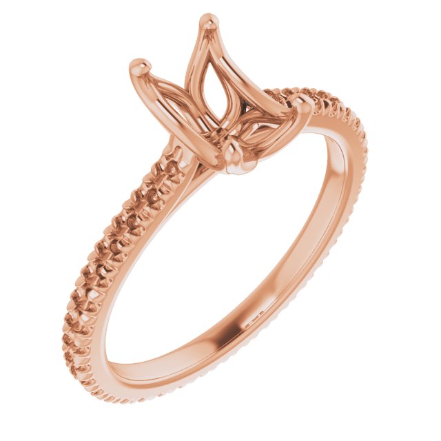 Accented Eternity-Style Engagement Ring