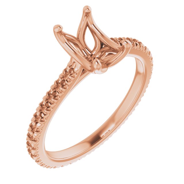 Accented Eternity-Style Engagement Ring