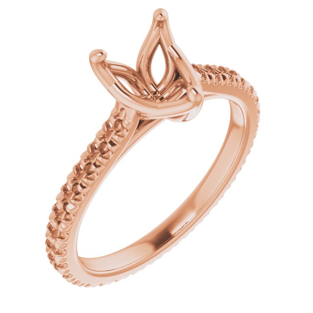 Accented Eternity-Style Engagement Ring