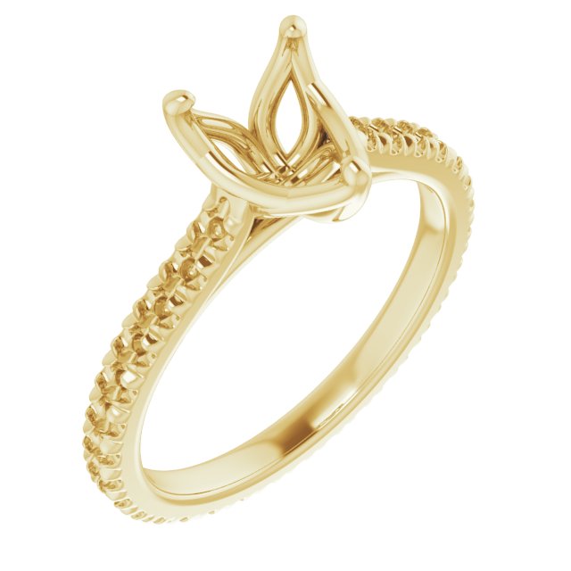 Accented Eternity-Style Engagement Ring