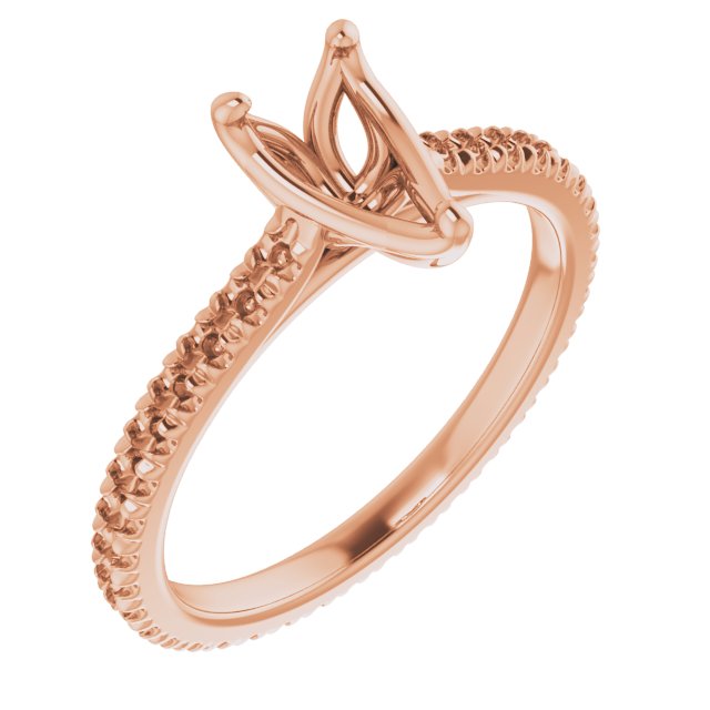 Accented Eternity-Style Engagement Ring