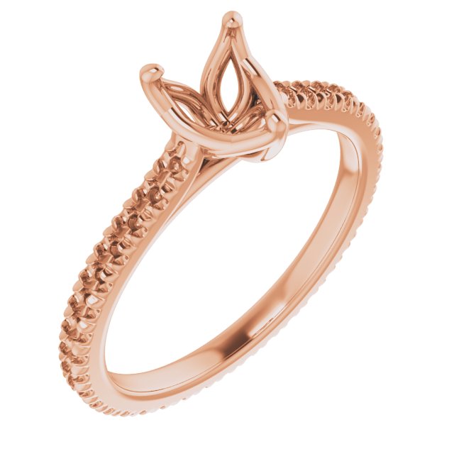 Accented Eternity-Style Engagement Ring