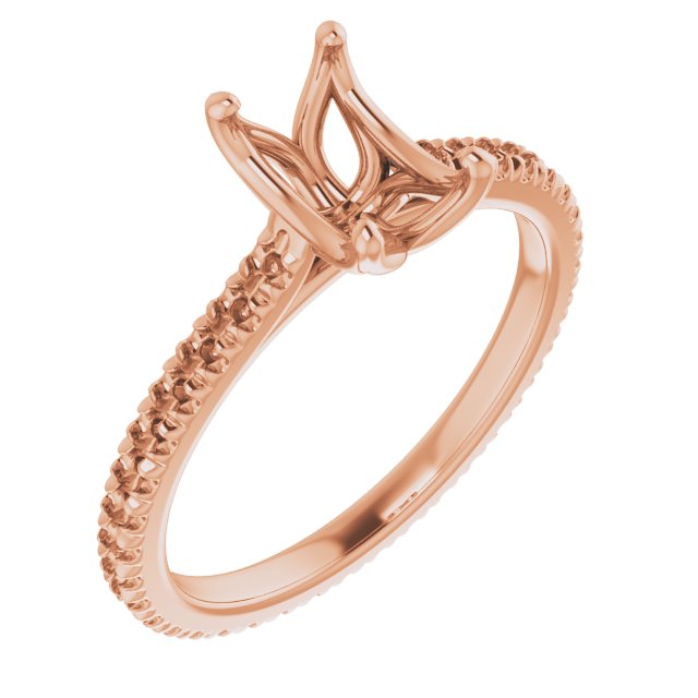 Accented Eternity-Style Engagement Ring