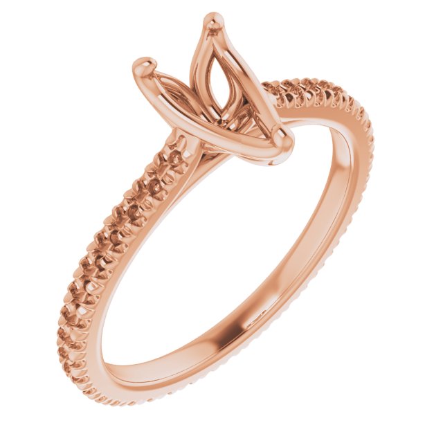 Accented Eternity-Style Engagement Ring