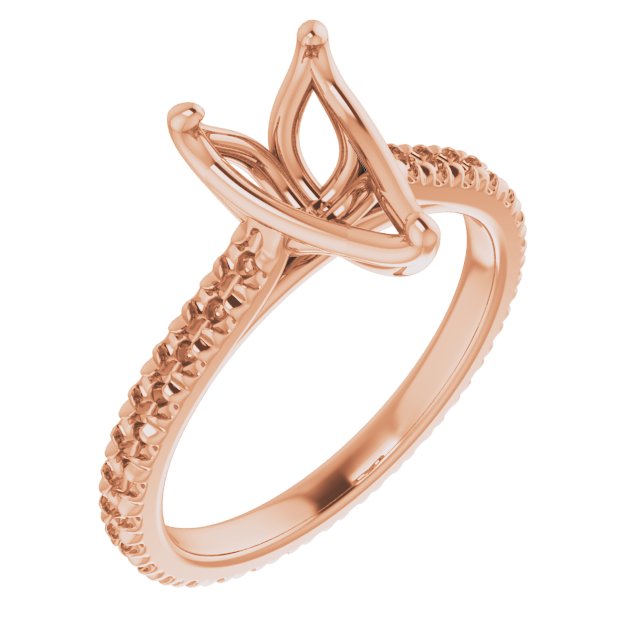Accented Eternity-Style Engagement Ring
