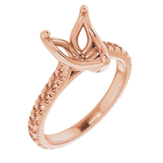 Accented Eternity-Style Engagement Ring