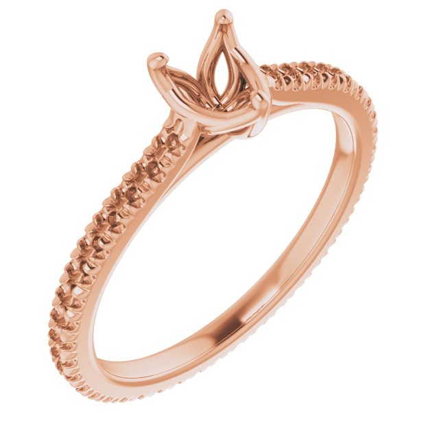 Accented Eternity-Style Engagement Ring