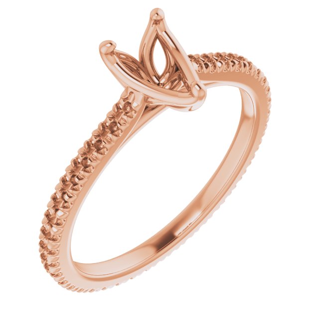 Accented Eternity-Style Engagement Ring