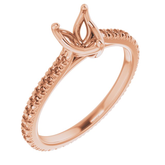 Accented Eternity-Style Engagement Ring