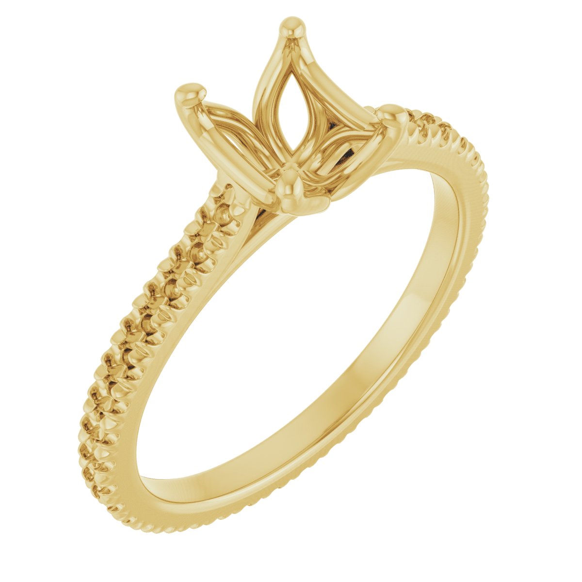 Accented Eternity-Style Engagement Ring