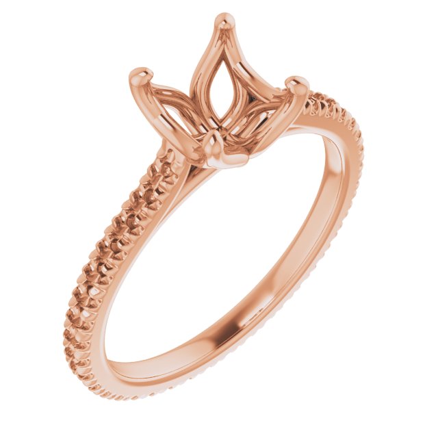 Accented Eternity-Style Engagement Ring