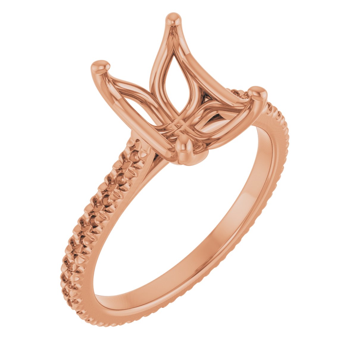 Accented Eternity-Style Engagement Ring