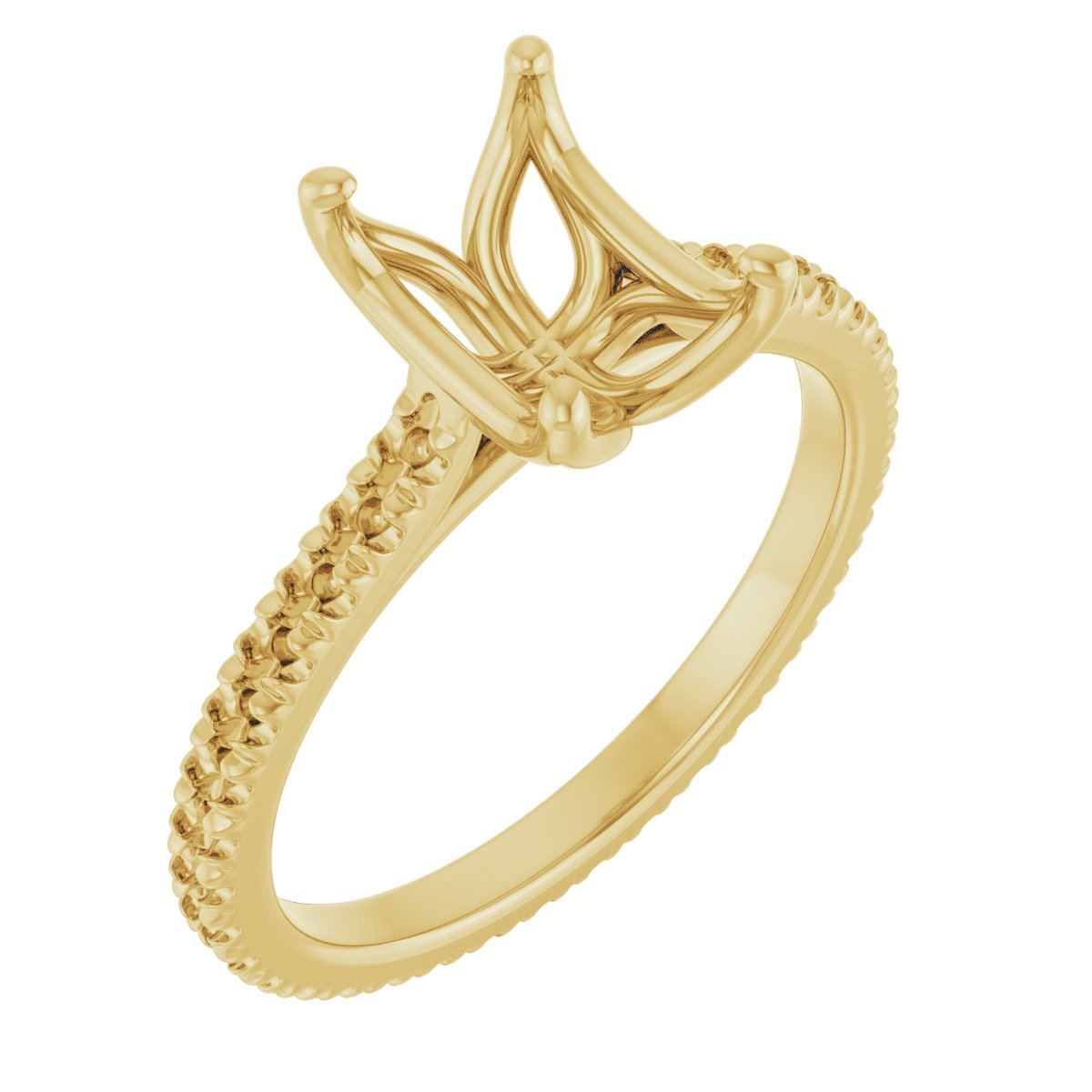 Accented Eternity-Style Engagement Ring