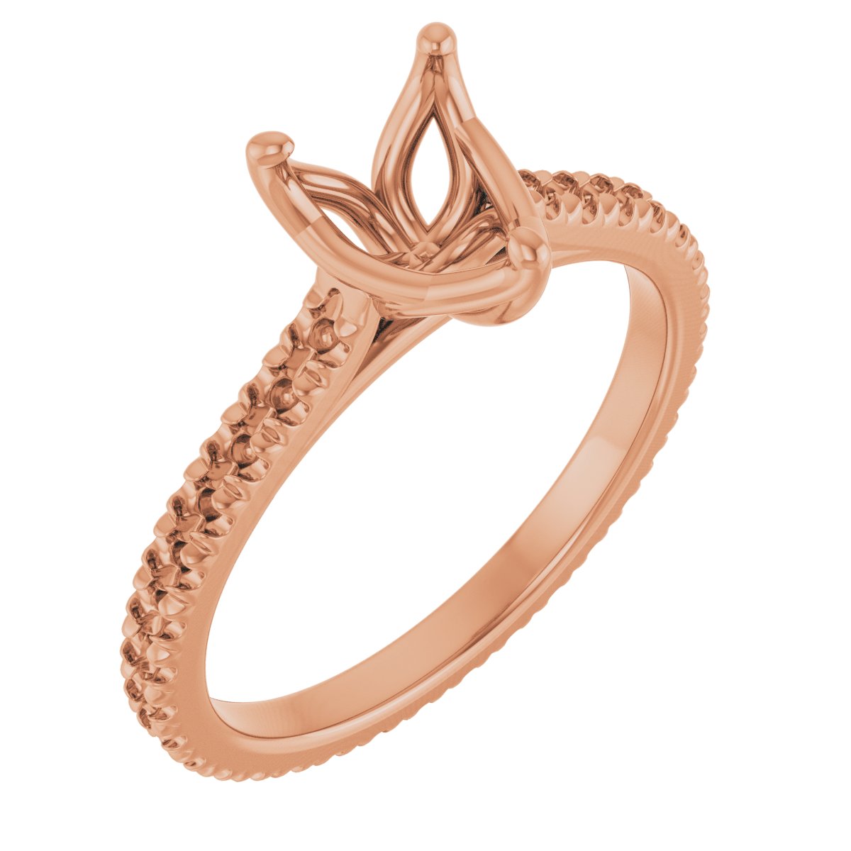 Accented Eternity-Style Engagement Ring