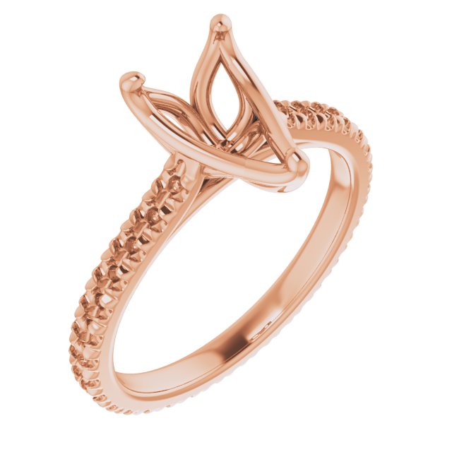 Accented Eternity-Style Engagement Ring