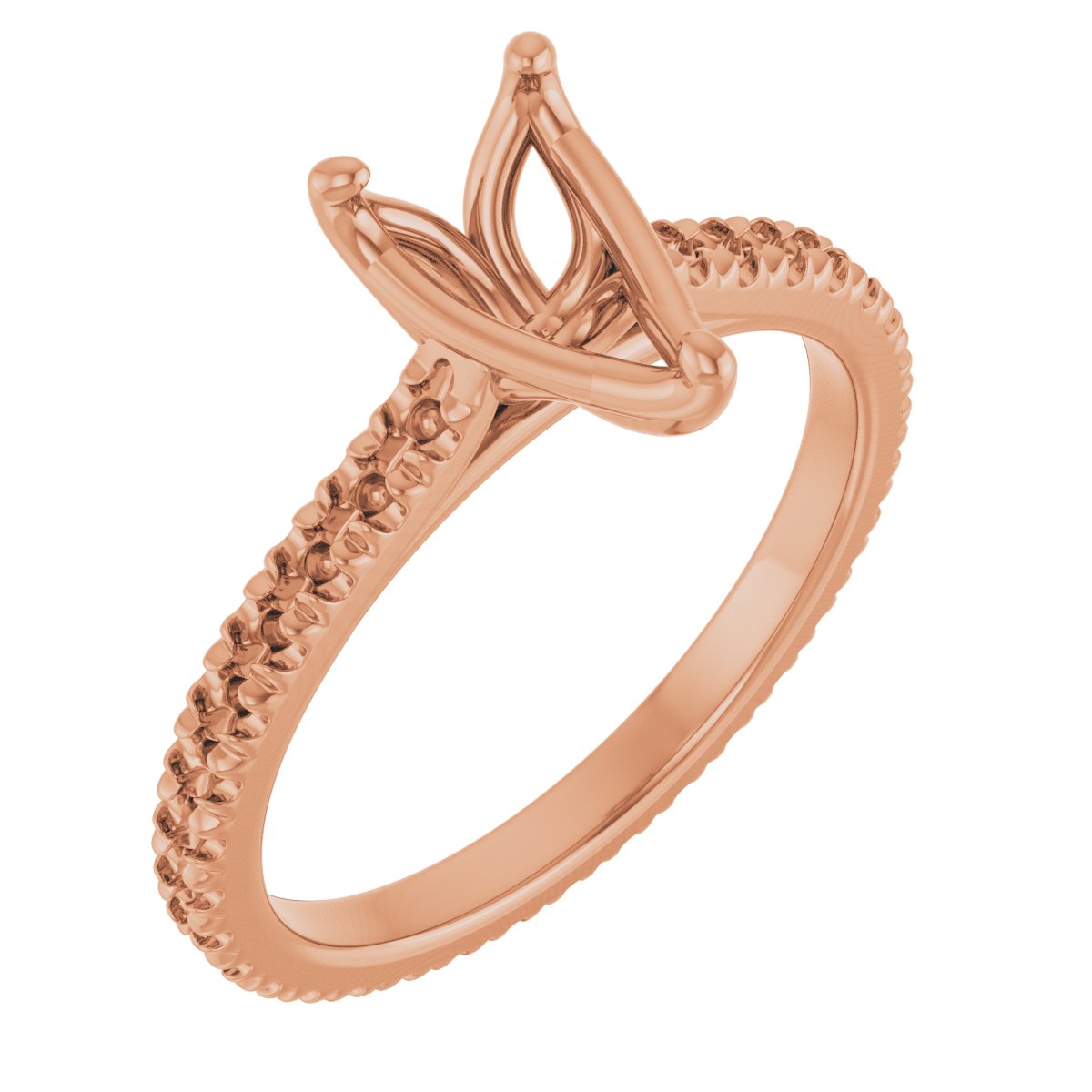 Accented Eternity-Style Engagement Ring