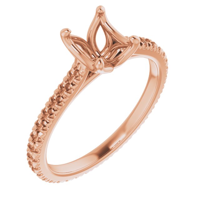 Accented Eternity-Style Engagement Ring
