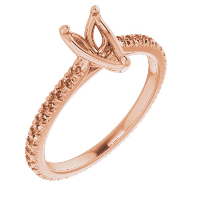 Accented Eternity-Style Engagement Ring