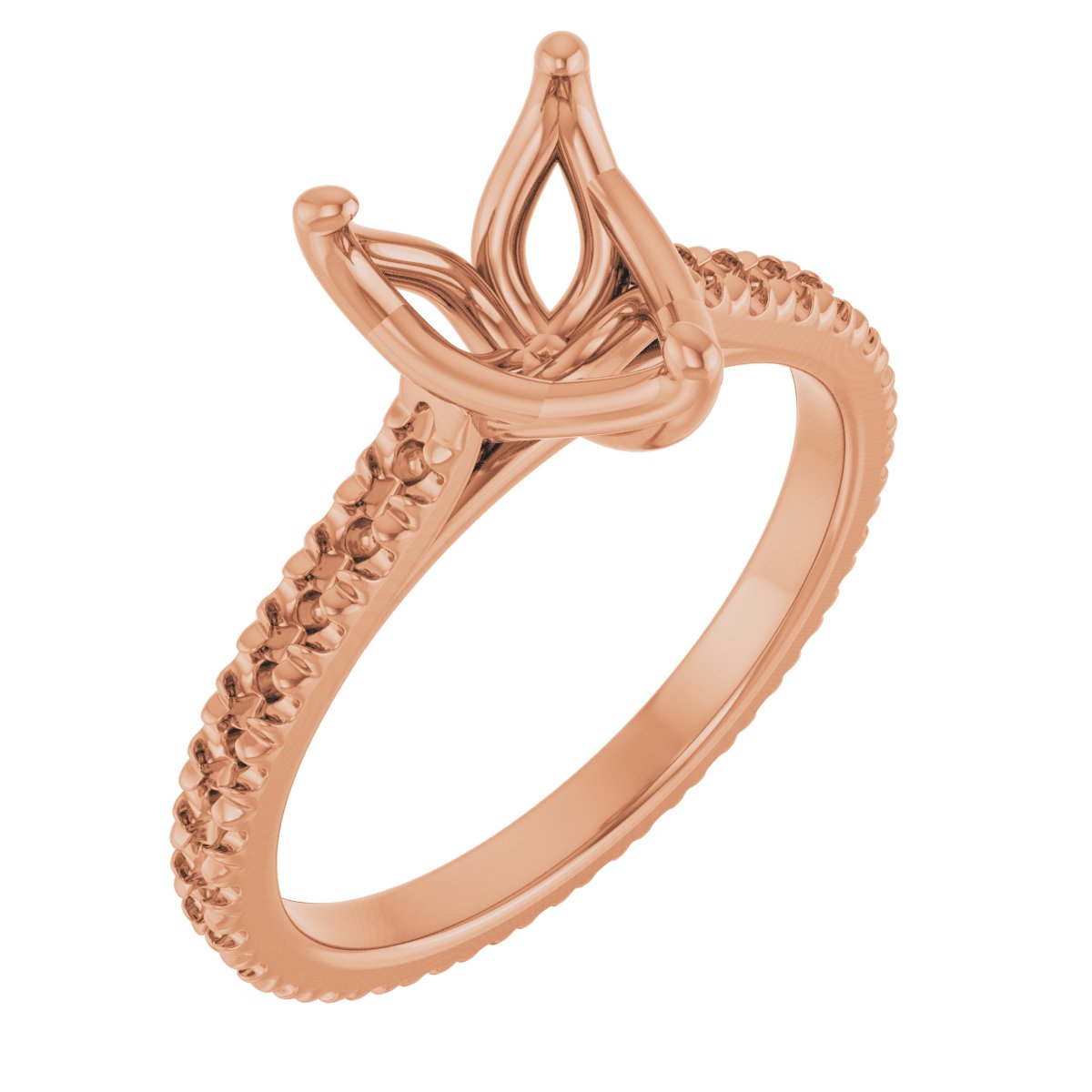 Accented Eternity-Style Engagement Ring