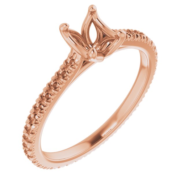 Accented Eternity-Style Engagement Ring