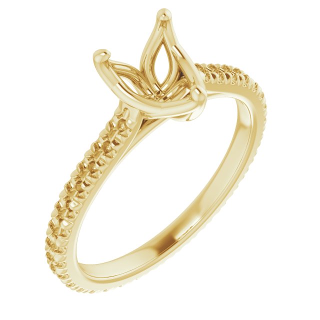 Accented Eternity-Style Engagement Ring