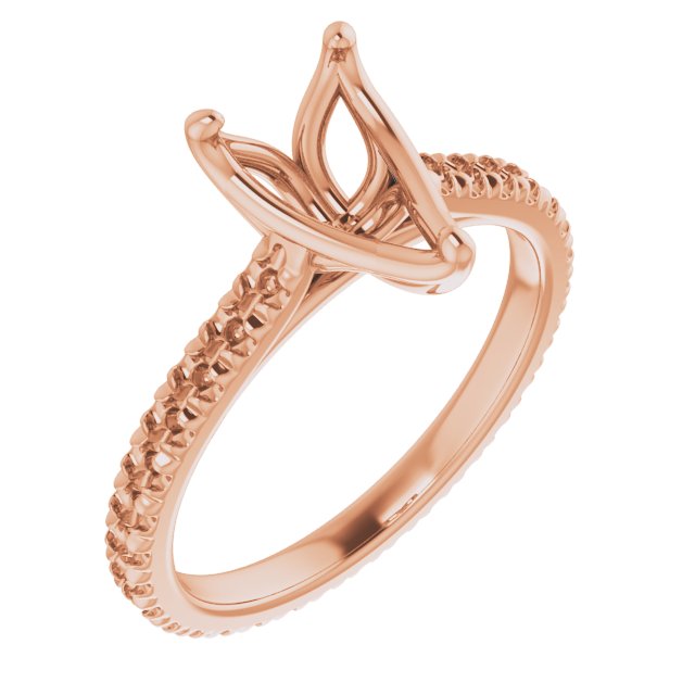 Accented Eternity-Style Engagement Ring