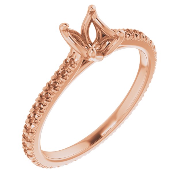 Accented Eternity-Style Engagement Ring