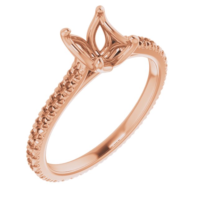 Accented Eternity-Style Engagement Ring