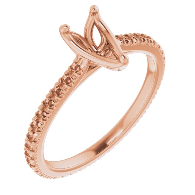 Accented Eternity-Style Engagement Ring